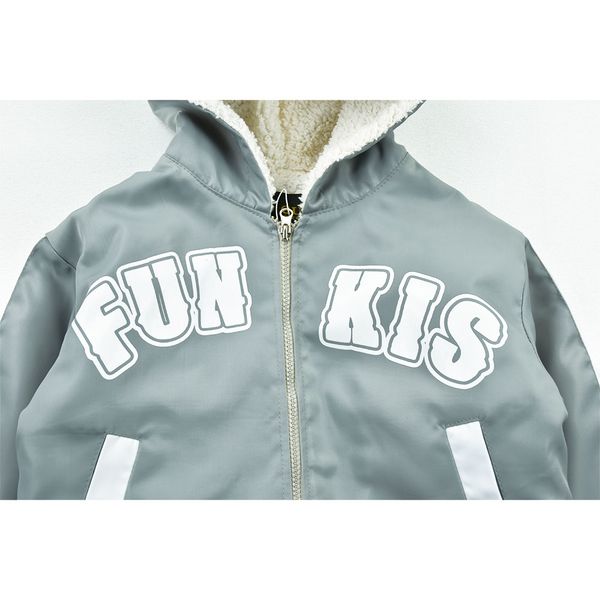 سویشرت و کاپشن پسرانه FUN KIS طوسی کد 11957