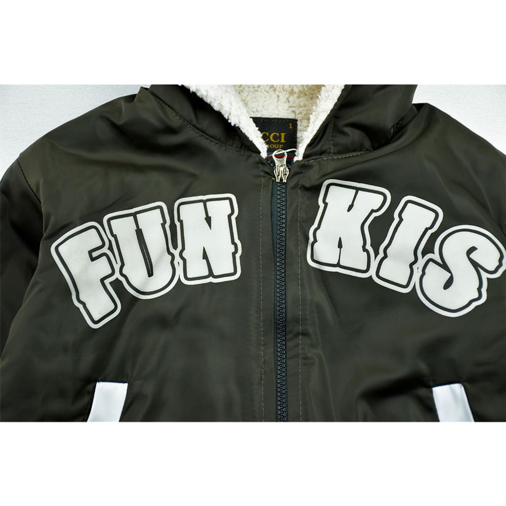 خرید اینترنتی قیمت سویشرت و کاپشن پسرانه FUN KIS یشمی کد 11957