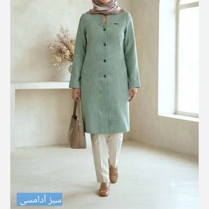 فروش اینترنتی مانتو شانتون مدل الوا تا سایز 52