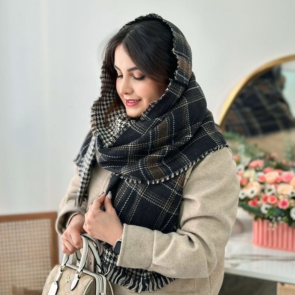 خرید اینترنتی شال موهر دو رو وارداتی