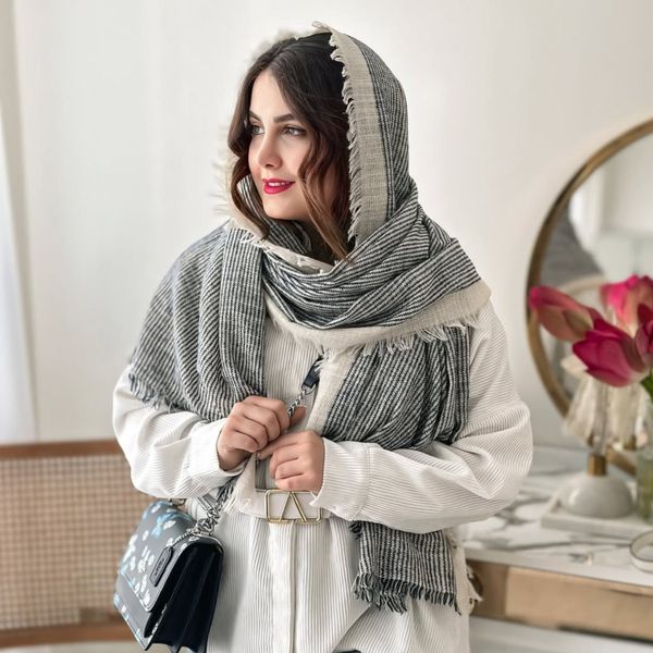شال نخی کنفی اورجینال وارداتی