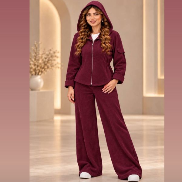 هودی و شلوار زنانه طرح کبریتی