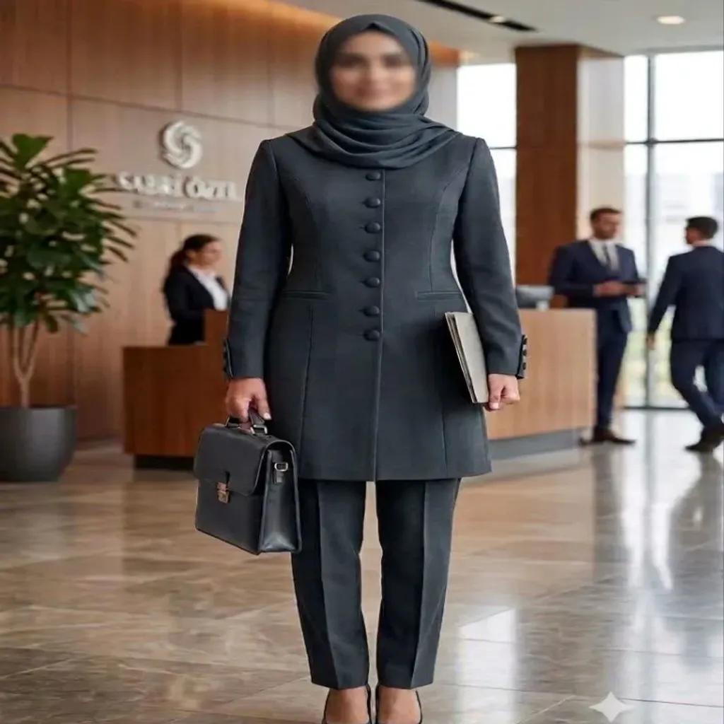 خرید اینترنتی قیمت ست مانتو و شلوار رسمی اداری مدل پارسا