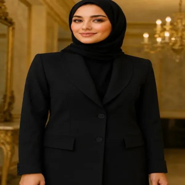 مانتو شلوار اداری مدل یقه آرشال دیپلمات