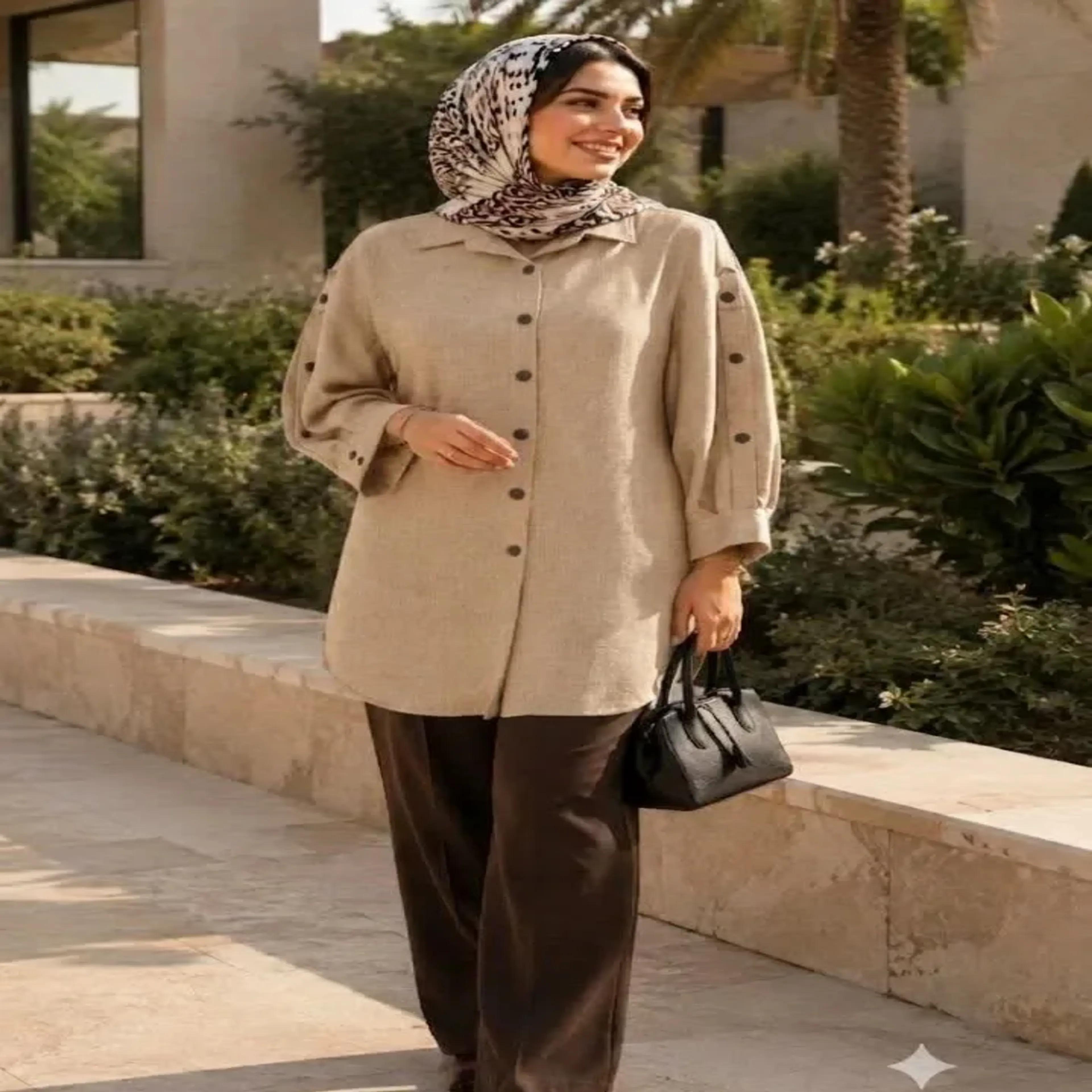 خرید اینترنتی قیمت مانتو شانتون آستین پانچو