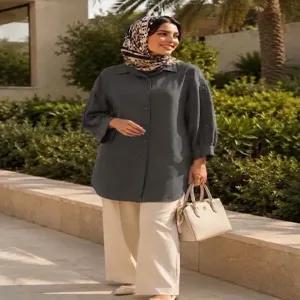 خرید اینترنتی قیمت مانتو شانتون آستین پانچو