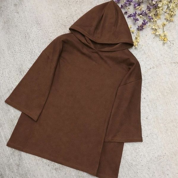 تیشرت لانگ کلاهدارومک