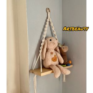 شلف چوبی کودک طرح خرگوش