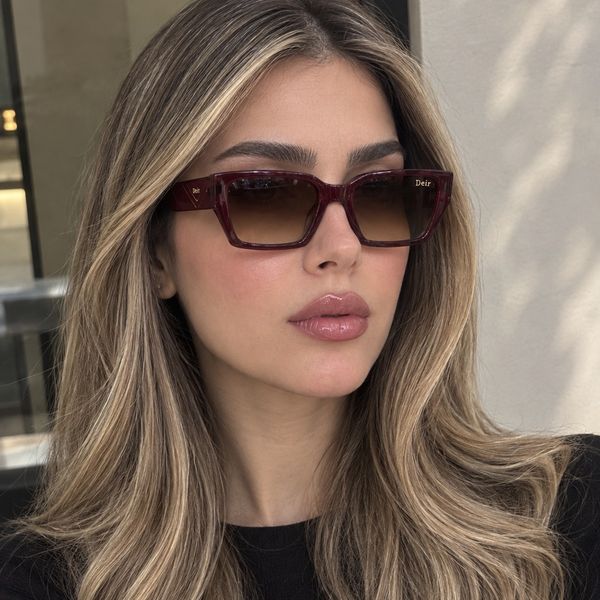 عینک آفتابی قهوه ای