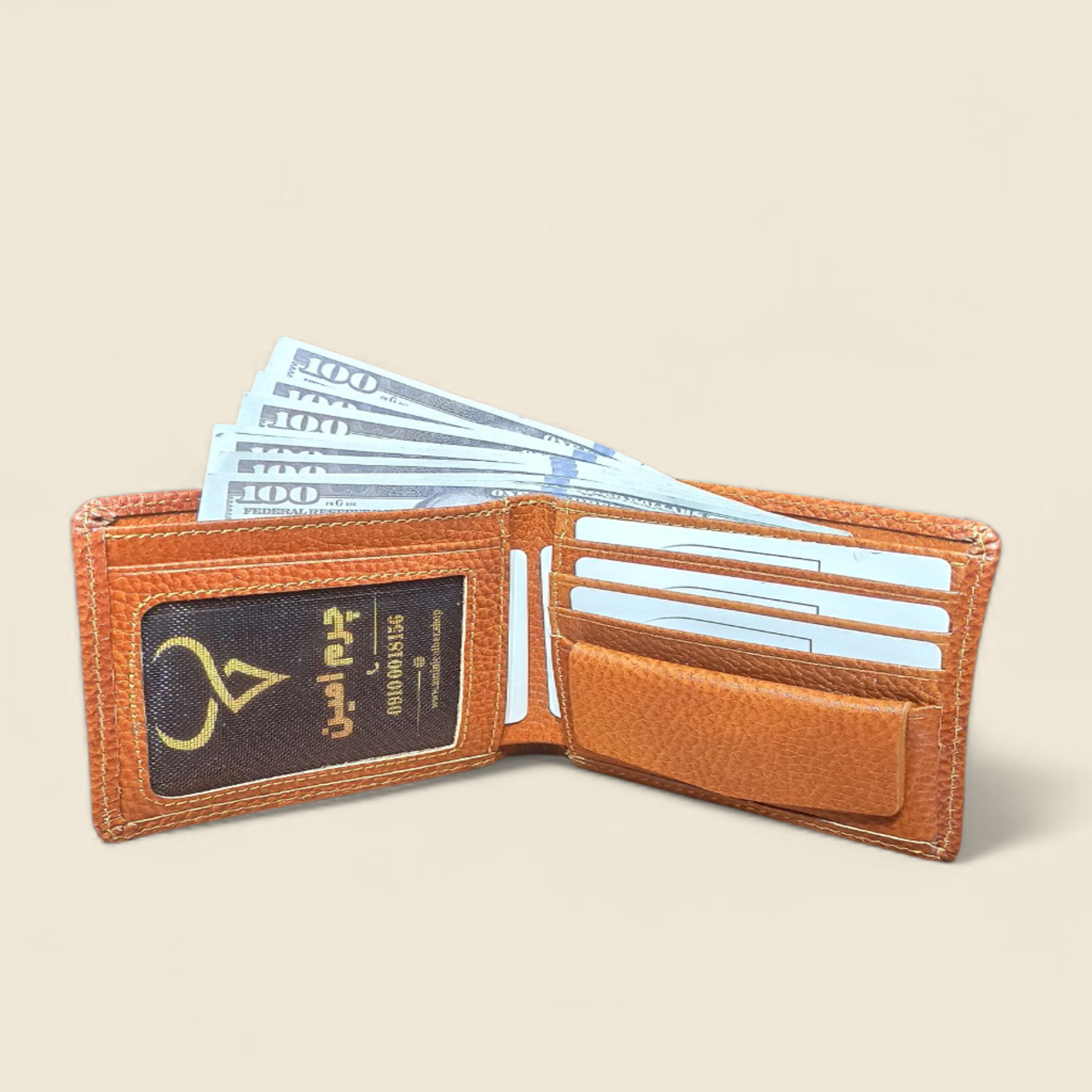 قیمت کیف جیبی مردانه چرم طبیعی مدل amazon