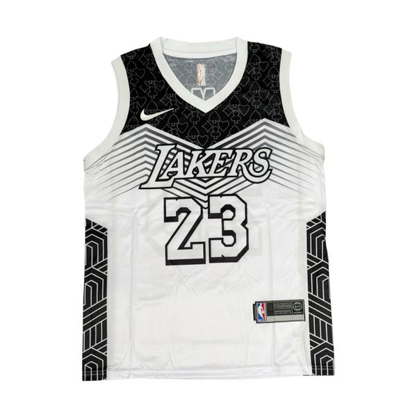ست بسکتبالی مشکی سفید LAKERS کد 8814