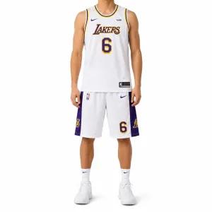خرید اینترنتی قیمت ست بستکبالی سفید LAKERS کد 6684