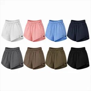 شورتک ورزشی زنانه ملانژ سوزنی کد 31010
