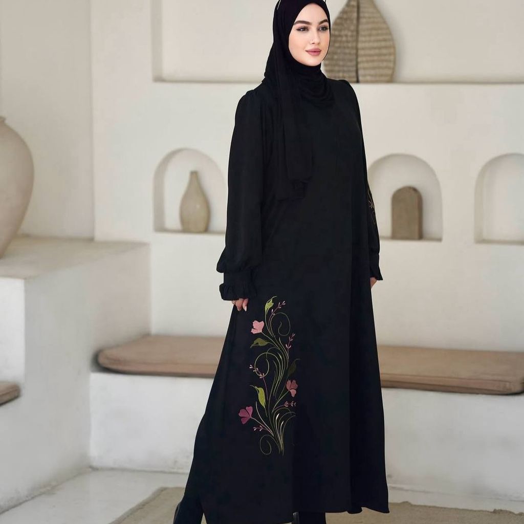 خرید آنلاین عبا زنانه طرح فرشته