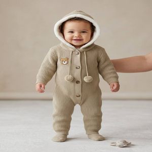 خرید اینترنتی قیمت سرهمی کاپشنی نوزادی اسپرت طرح خرسی 11730