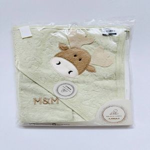 خرید اینترنتی قیمت حوله نوزادی اسپرت طرح گوزن و بره 11734