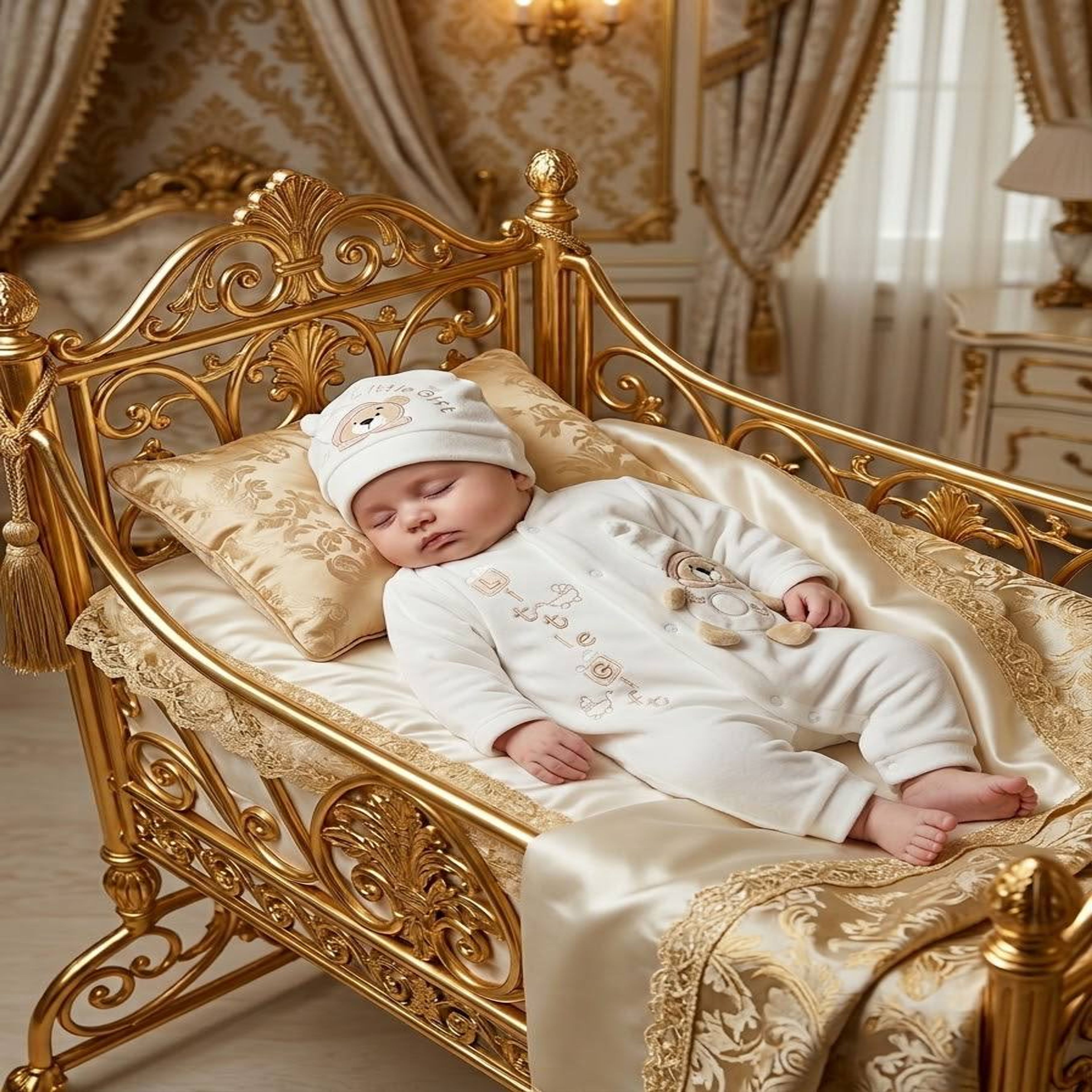 خرید اینترنتی قیمت سرهمی نوزادی مخمل اسپرت طرح خرسی کلاه شیطونی 11694