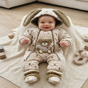 سرهمی کاپشنی نوزادی اسپرت خرسی قلبی 11696