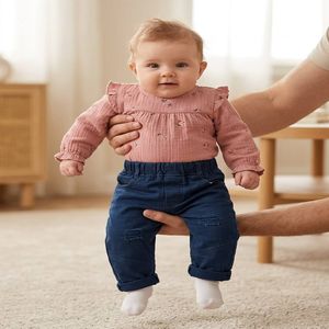 خرید اینترنتی قیمت شلوار کتان نوزادی اسپرت ساده 11577
