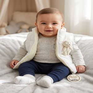 خرید اینترنتی قیمت پافر نوزادی اسپرت طرح هاپو عروسکی 11632