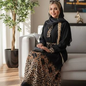 قیمت پیراهن ماکسی پلنگی زنجیره