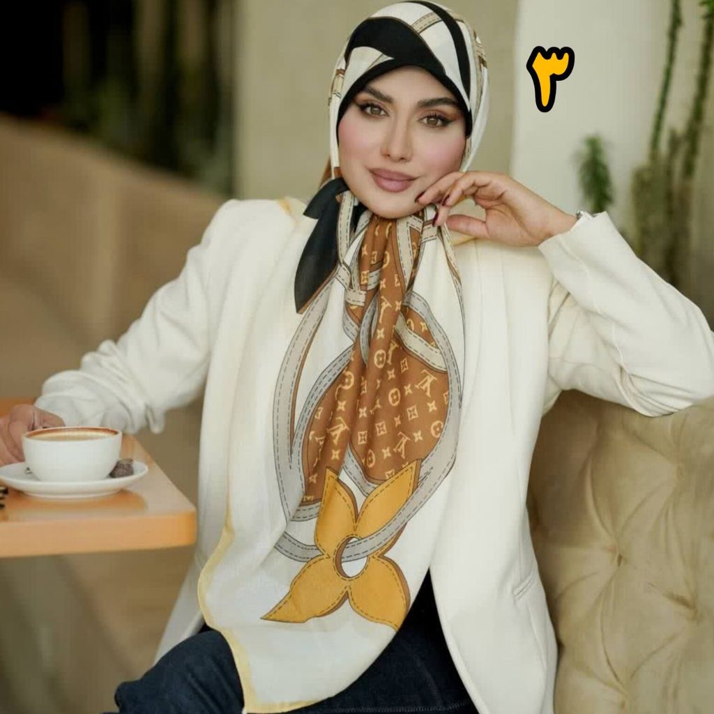 خرید اینترنتی روسری نخی متریال وارداتی