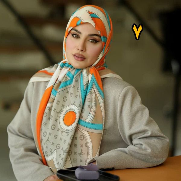 روسری نخی متریال وارداتی