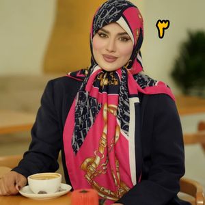 خرید انلاین روسری نخی سیا اسکارف