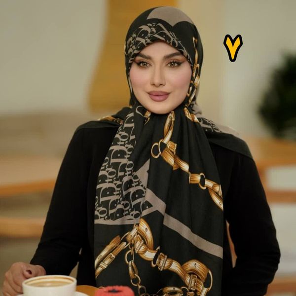 روسری نخی سیا اسکارف