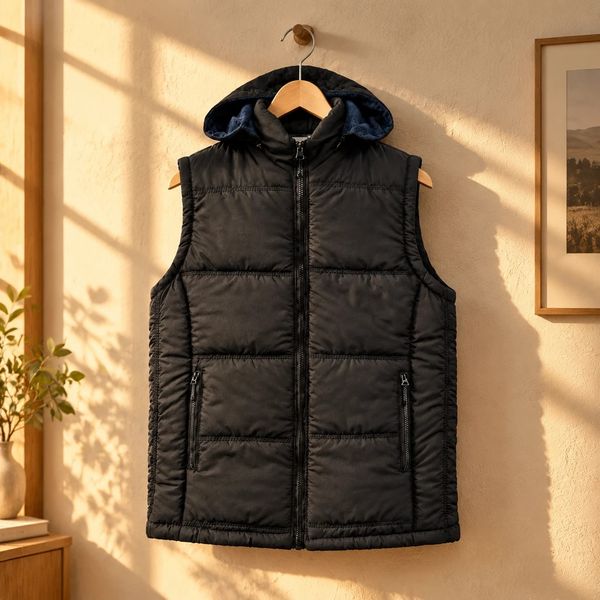 پافر کلاهدار مردانه زنانه مدل Zinoxمشکی