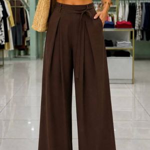 فروش اینترنتی شلوار فول بگ ریزشی کرپ مورگان زنانه