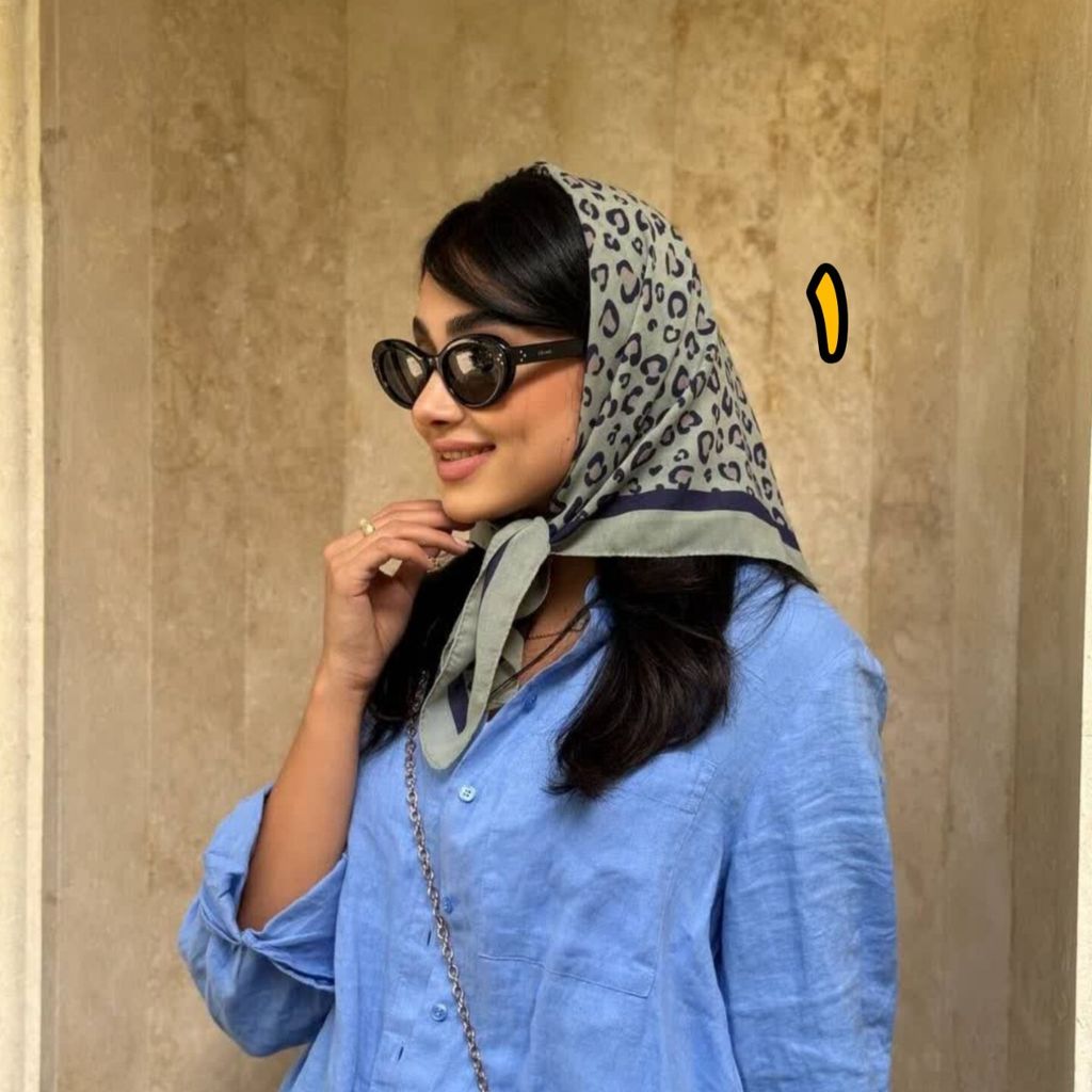 خرید آنلاین مینی اسکارف نخ وارداتی