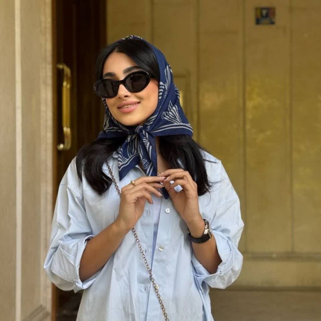 خرید انلاین مینی اسکارف نخی وارداتی