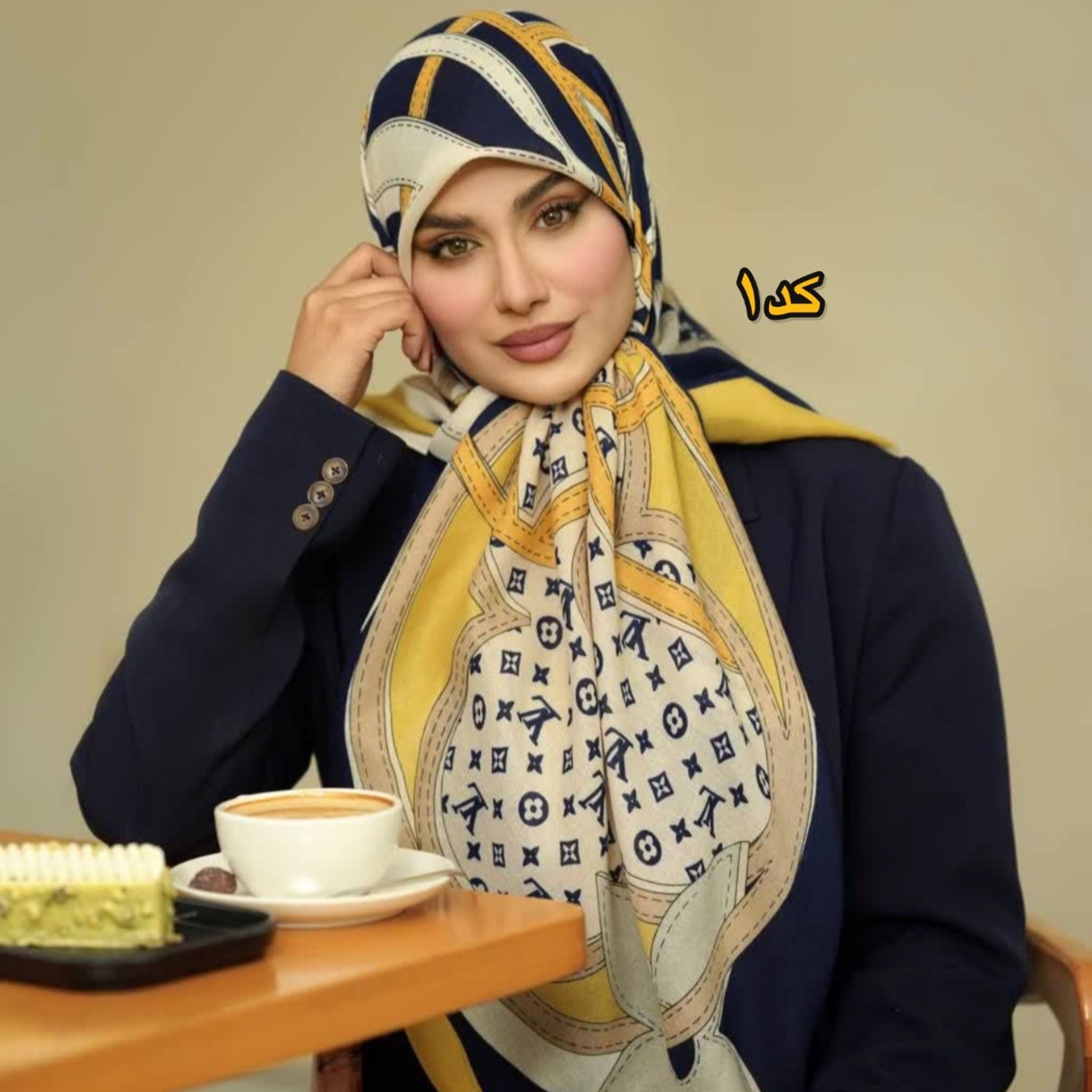 قیمت ارزان روسری سیااسکارف پاییزی