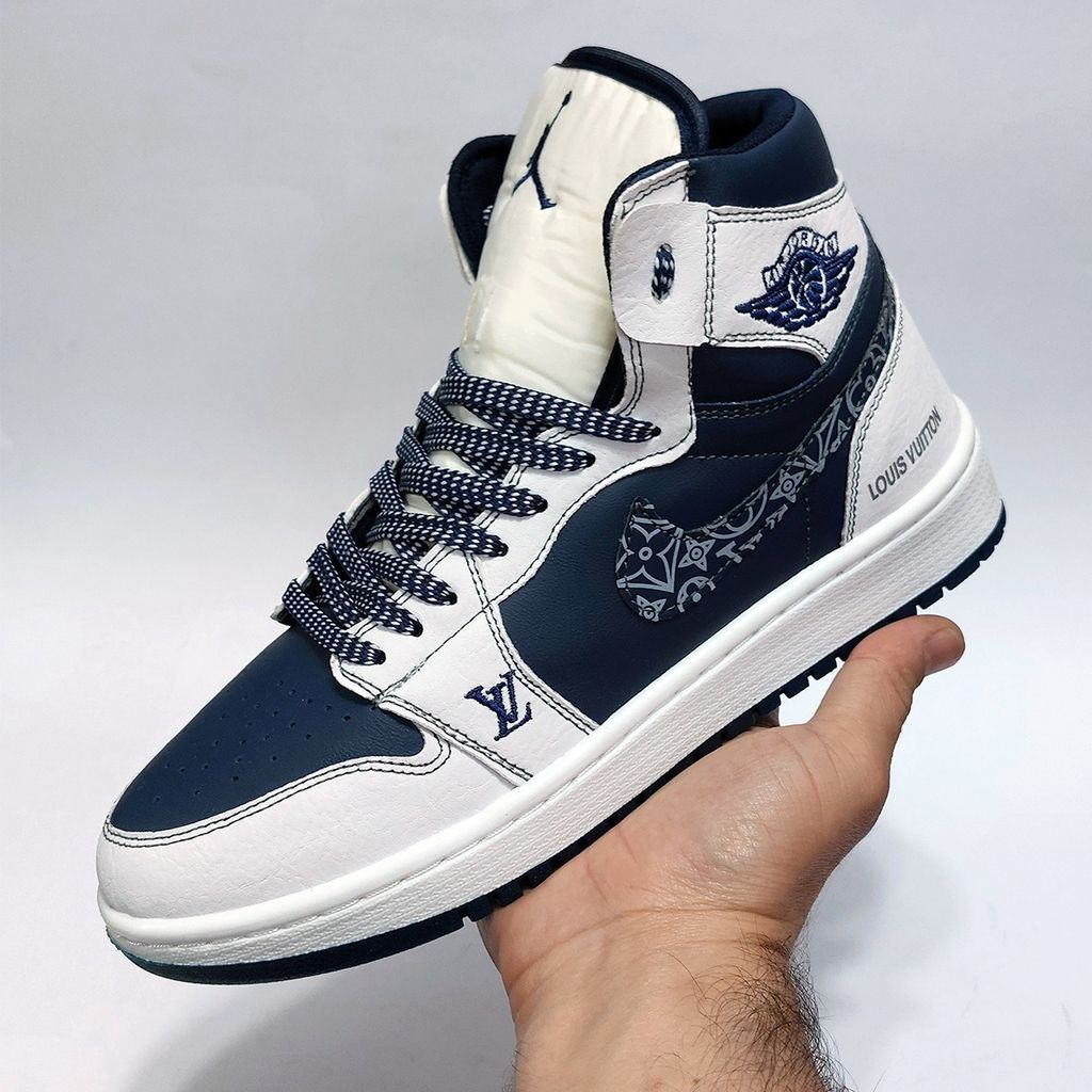 خرید آنلاین کتانی نایک جردن وان ساقدار طرح جدید لویی ویتون 2026 Nike Jordan one LV