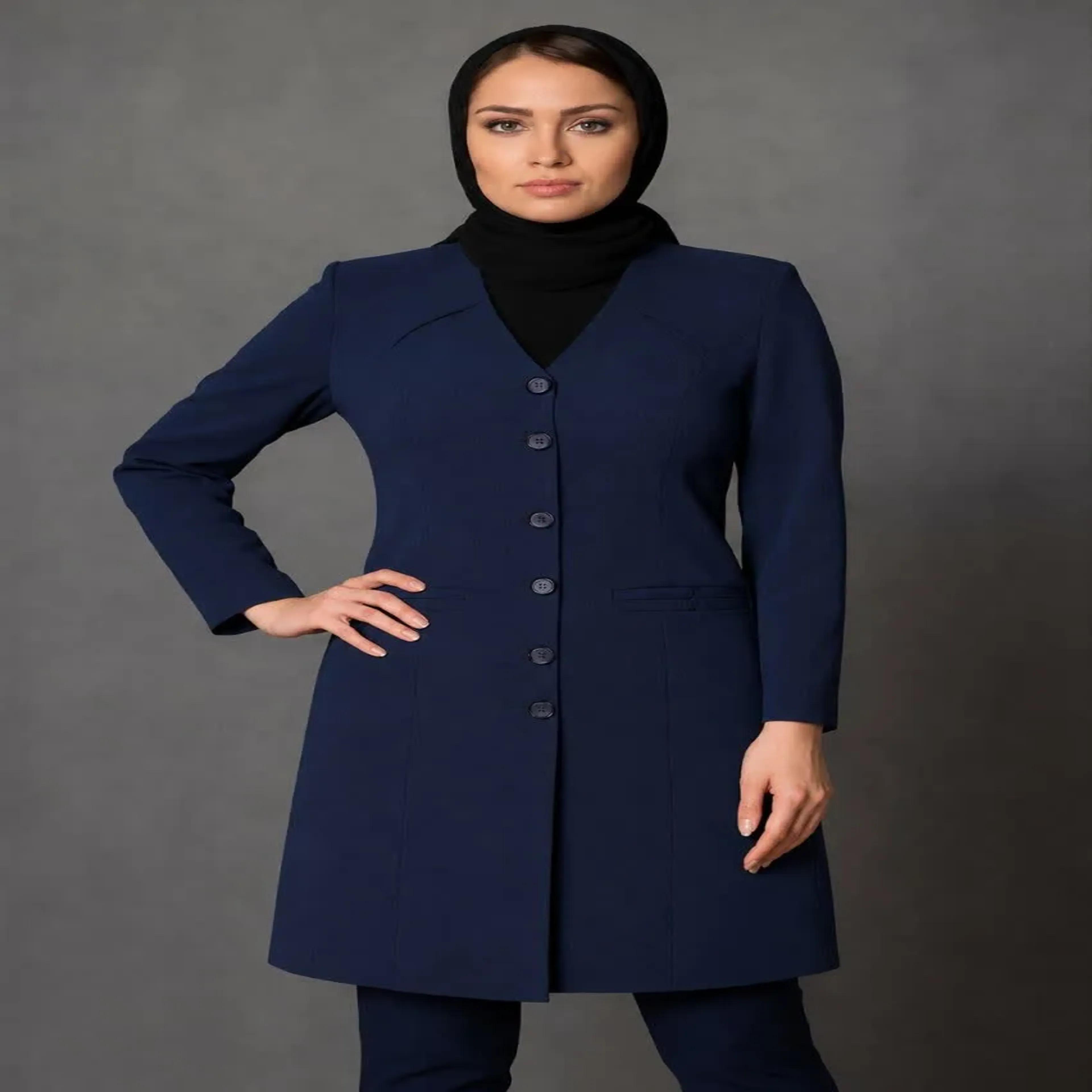 خرید اینترنتی قیمت ست اداری زنانه مدل یقه پلیسه