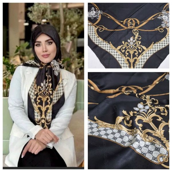 روسری ابریشم ژاکارد های کوالیتی وارداتی
