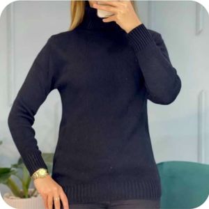 قیمت ارزان پیراهن یقه اسکی زنانه دخترانه اکرولیک ضدحساسیت نرم