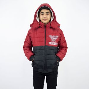 کاپشن پسرانه ARMANY آلبالویی کد 10464