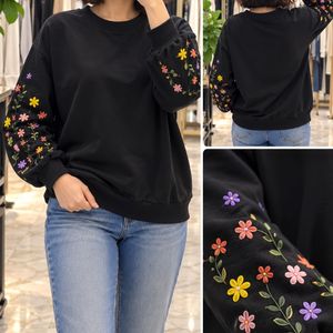 دورس استین چاپی طرح گلدوزی
