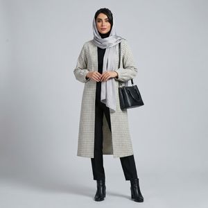 خرید اینترنتی قیمت مانتو چهارخونه زنانه شانل ترک پاییزی 🍂