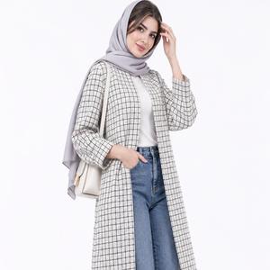 خرید اینترنتی قیمت مانتو چهارخونه زنانه شانل ترک پاییزی 🍂