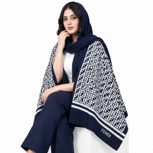 شال رودوشی بافت زنانه مستر کوالتی طرح فندی FENDI