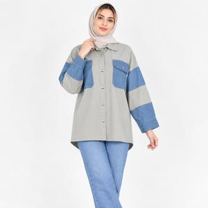 خرید اینترنتی قیمت کت کتان زنانه پاییزی اسپرت