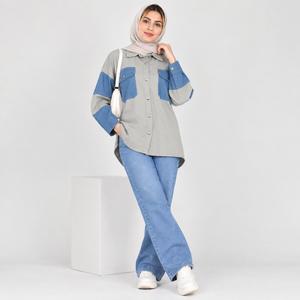 خرید اینترنتی قیمت کت کتان زنانه پاییزی اسپرت