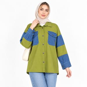 خرید اینترنتی قیمت کت کتان زنانه پاییزی اسپرت