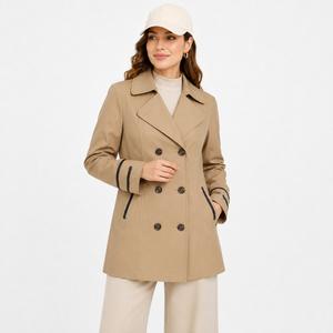 خرید اینترنتی قیمت بارانی زنانه آستردار وارداتی