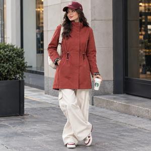 خرید اینترنتی قیمت بارانی زنانه آستردار وارداتی