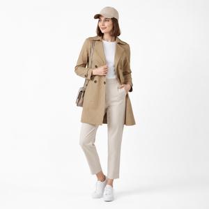 خرید اینترنتی قیمت بارانی زنانه آستردار وارداتی