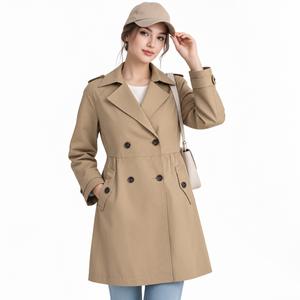 خرید اینترنتی قیمت بارانی زنانه آستردار وارداتی